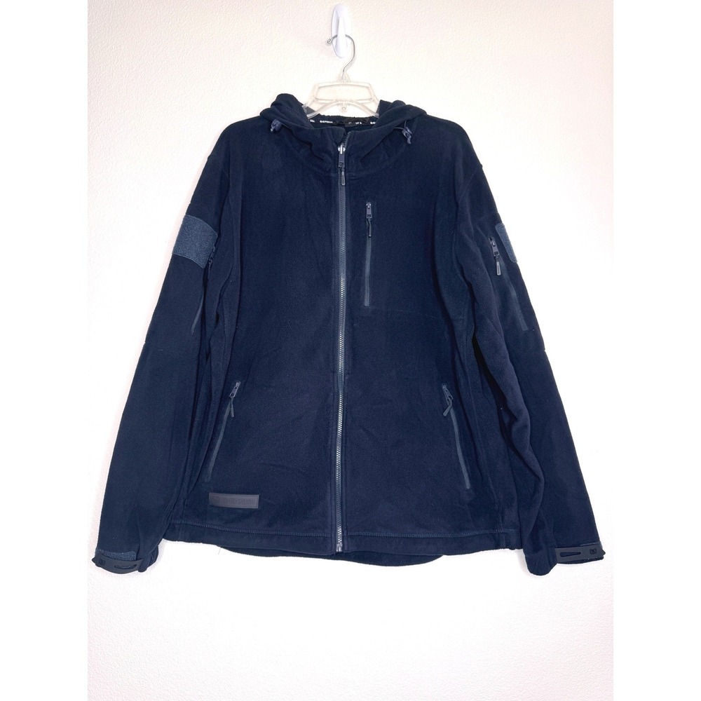 BAERSKIN Tactical Hoodie 4.0 Full Zip Fleece Jacket XL Navy Outdoors Hunting